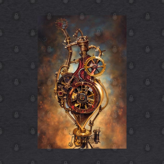 Steampunk mechanical heart by Dendros-Studio